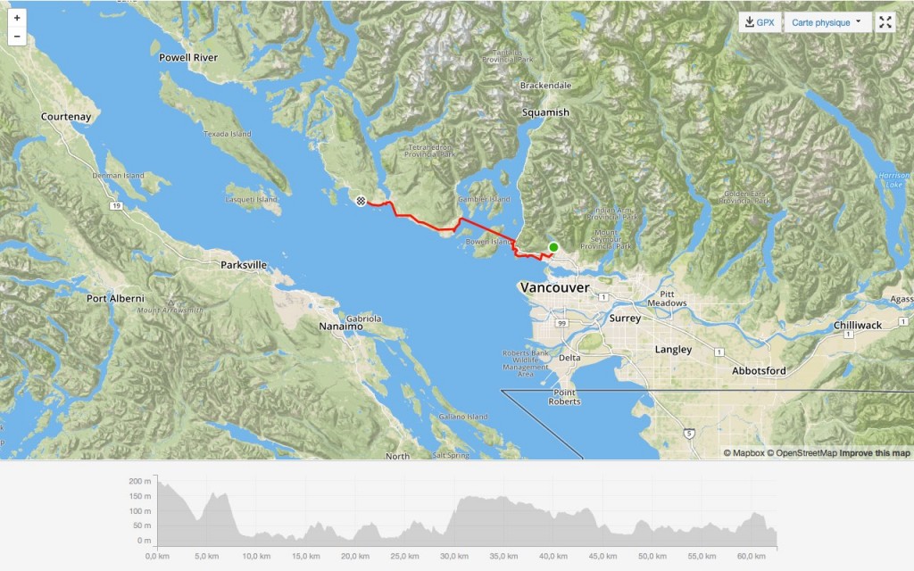 De Vancouver à Sargent Bay - premier campement sauvage — photo 1